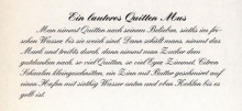 Quitten Text